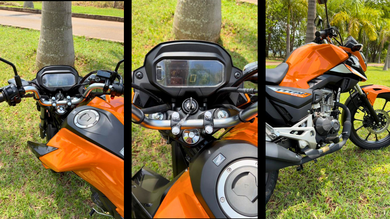 Kit Orange: Moto Honda Titan CG 160 - 2025( 0km)